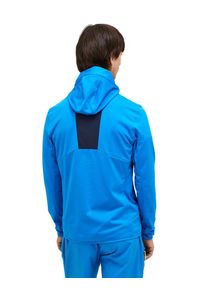 Bluza Peak Performance męska Utility Light Zip Hood niebieska - XL. Kolor: niebieski