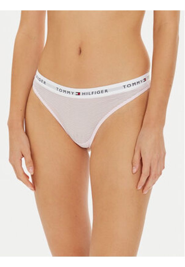 TOMMY HILFIGER - Tommy Hilfiger Komplet stringów UW0UW05532 Kolorowy. Materiał: syntetyk. Wzór: kolorowy