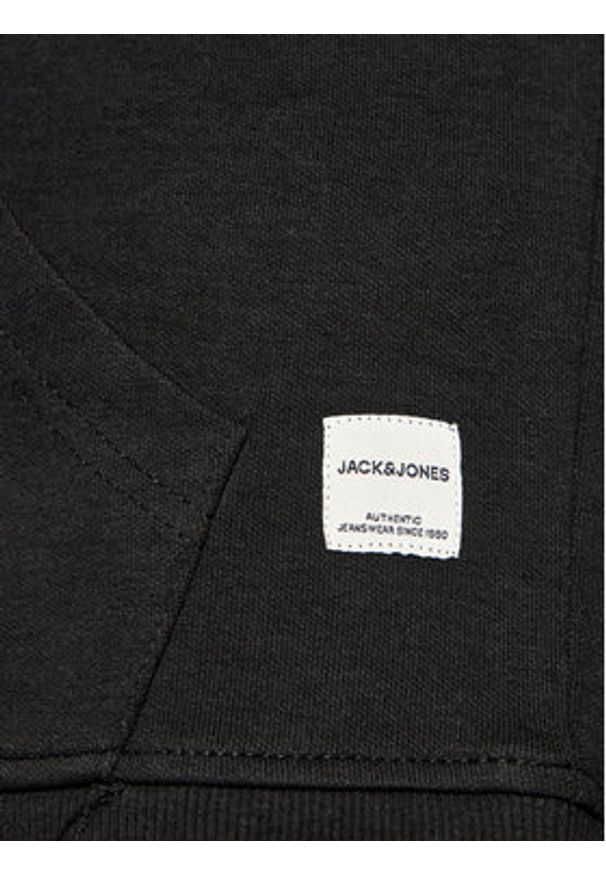 Jack & Jones Bluza Basic 12182537 Czarny Regular Fit. Kolor: czarny. Materiał: bawełna