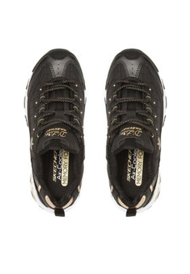 skechers - Skechers Sneakersy Ladies Night 149267/BKGD Czarny. Kolor: czarny. Materiał: materiał