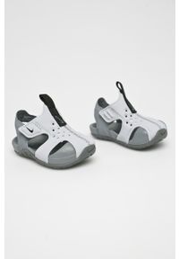 Nike Kids - Sandały dziecięce Sunray Protect. Nosek buta: okrągły. Zapięcie: rzepy. Kolor: szary. Materiał: syntetyk, materiał, guma #2