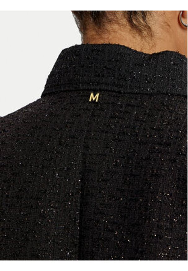 Lola Casademunt by Maite Marynarka MF2402016 Czarny Regular Fit. Kolor: czarny. Materiał: syntetyk