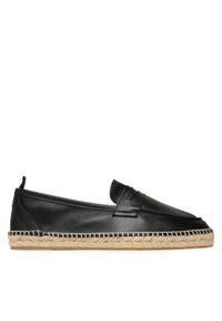 Castañer Espadryle Nacho/104 25730 Czarny. Kolor: czarny. Materiał: skóra