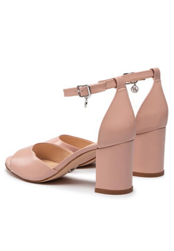 Solo Femme Sandały 82438-34-E06/000-07-00 Różowy. Kolor: różowy. Materiał: skóra