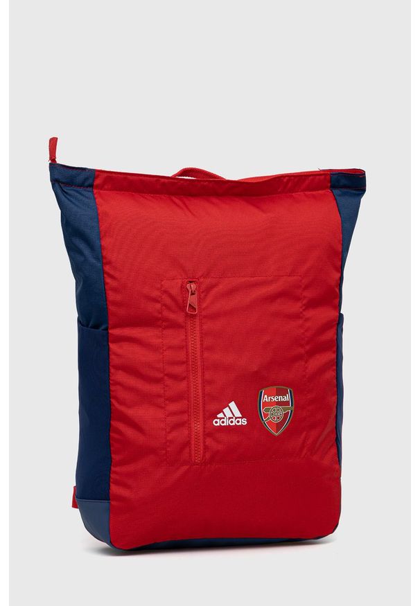adidas Performance - Plecak. Kolor: czerwony. Materiał: poliester