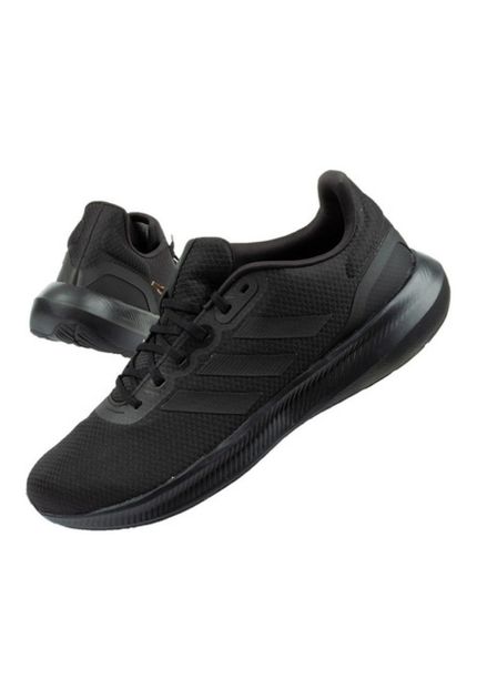 ら Czarne buty sportowe z cholewką, Adidas Cloudfoam