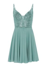 Swing Sukienka koktajlowa 5AE19300 Zielony Regular Fit. Kolor: zielony. Materiał: syntetyk. Styl: wizytowy #5