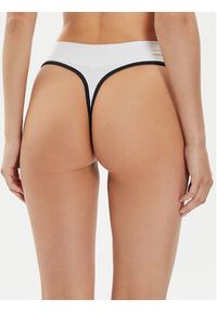 TOMMY HILFIGER - Tommy Hilfiger Stringi UW0UW05219 Biały. Kolor: biały. Materiał: bawełna #6
