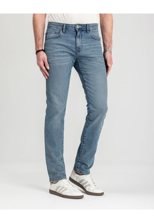Męskie Spodnie Jeansowe Tom Tailor TTJOSH REGULAR Stone Blue Denim 1048363 10141