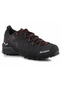 Buty do chodzenia męskie Salewa Wildfire 2. Kolor: wielokolorowy, czarny. Materiał: guma, materiał, syntetyk. Szerokość cholewki: normalna. Sport: turystyka piesza