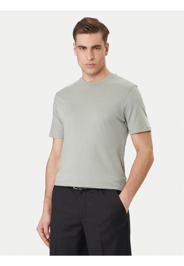 Calvin Klein T-Shirt LV04LB275G Szary Regular Fit. Kolor: szary. Materiał: bawełna