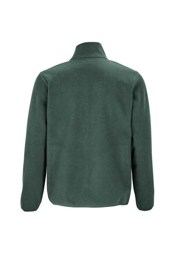 SOL'S - Męska Bluza Polarowa Factor Zapinana Na Zamek Błyskawiczny. Kolor: czerwony, wielokolorowy, zielony. Materiał: polar. Sezon: zima