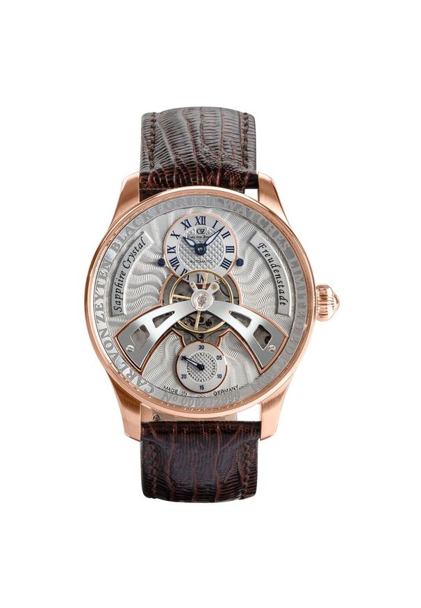 CARL VON ZEYTEN ZEGAREK Freudenstadt CVZ0043RGS. Rodzaj zegarka: analogowe. Materiał: skóra. Styl: elegancki, klasyczny