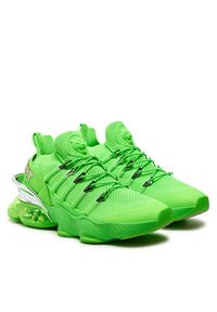 Plein Sport Sneakersy SADS USC0518 STE003N Zielony. Kolor: zielony. Materiał: materiał #6