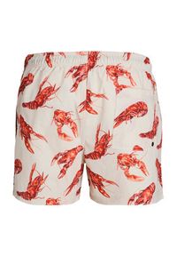 Jack & Jones Szorty kąpielowe Maui 12272809 Beżowy Regular Fit. Kolor: beżowy. Materiał: syntetyk #2