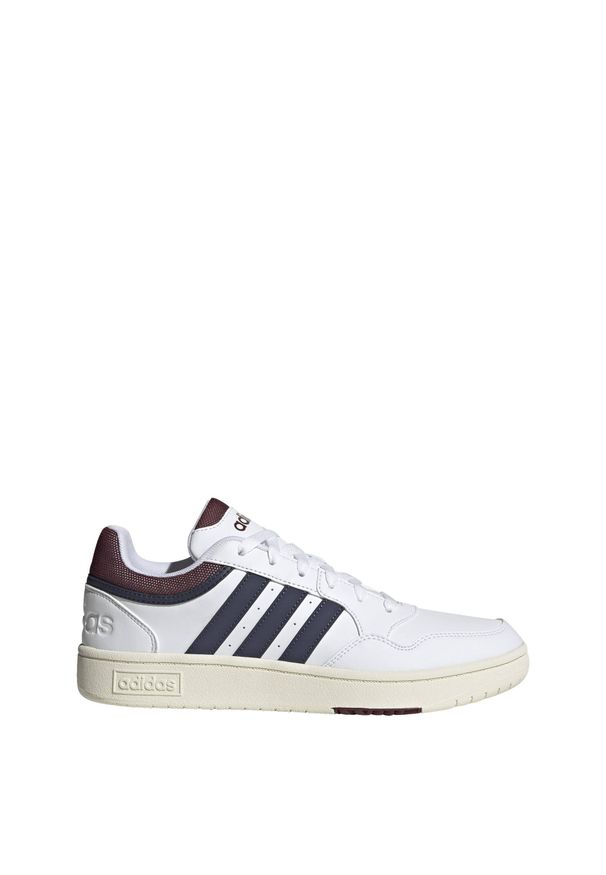 Adidas - Hoops 3.0 Low Classic Vintage Shoes. Okazja: na co dzień. Wysokość cholewki: przed kostkę. Kolor: czerwony, niebieski, wielokolorowy, biały. Sport: koszykówka