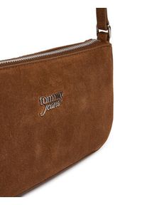 Tommy Jeans Torebka Tjw Must Suede Shoulder Bag AW0AW18454 Brązowy. Kolor: brązowy. Materiał: skórzane, zamszowe #5