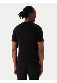 Karl Lagerfeld - KARL LAGERFELD T-Shirt 755054 561221 Czarny Regular Fit. Typ kołnierza: dekolt w karo. Kolor: czarny. Materiał: bawełna #3