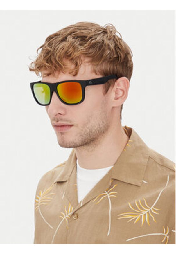 Quiksilver Okulary przeciwsłoneczne QS-MA-004-SS25 Czarny. Kolor: czarny
