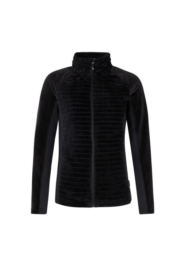 Damska polarowa bluza z zamkiem Protest Delay. Kolor: czarny. Materiał: polar. Sezon: zima