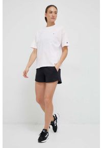 Champion t-shirt bawełniany kolor różowy. Kolor: różowy. Materiał: bawełna