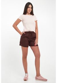 Ecoalf - Szorty damskie lniane Eras ECOALF. Materiał: len #1