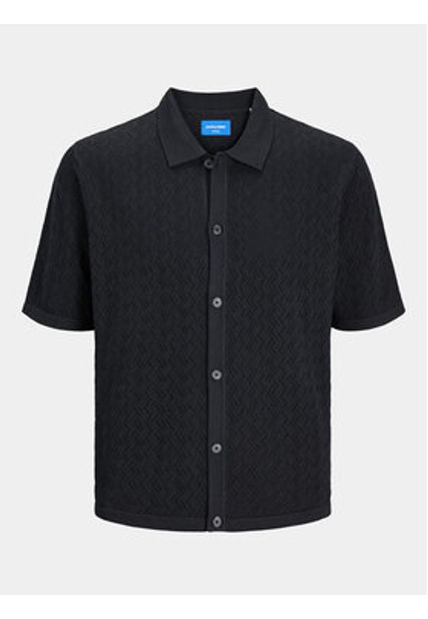 Jack & Jones - Jack&Jones Koszula Jornoto 12255011 Czarny Regular Fit. Kolor: czarny. Materiał: bawełna, syntetyk
