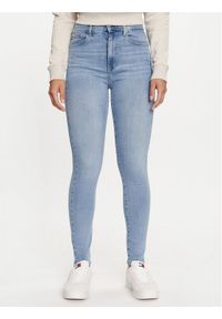 Tommy Jeans Jeansy Sylvia DW0DW19268 Niebieski Skinny Fit. Kolor: niebieski