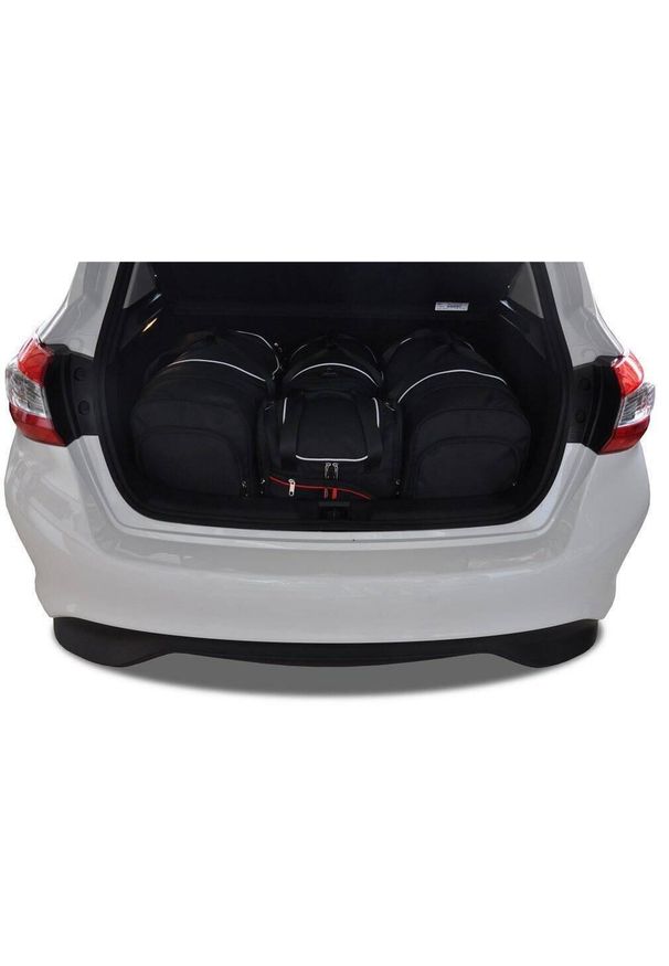 KJUST - Torby Do Bagażnika Nissan Pulsar 2014-2018 4Szt Kjust. Kolor: czarny. Styl: sportowy