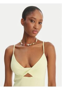 Roxy Sukienka letnia Wavey Lady ERJKD03530 Zielony Slim Fit. Kolor: zielony. Materiał: syntetyk. Sezon: lato #5