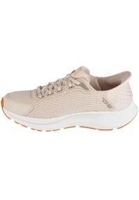 skechers - Buty do biegania damskie, Slip-Ins: Go Run Consistent 2.0 - Endure. Kolor: beżowy. Sport: bieganie