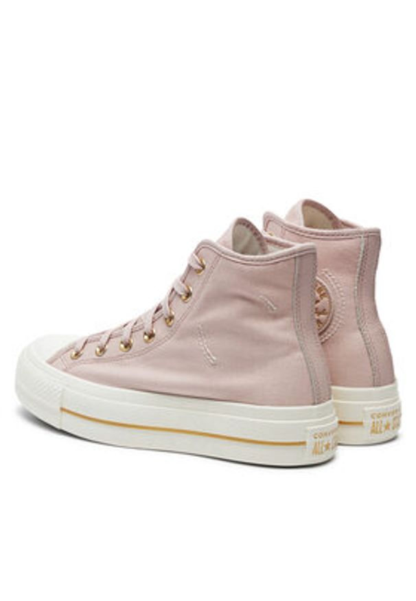 Converse Trampki Chuck Taylor All Star Lift Platform Tailored Lines A10431C Różowy. Kolor: różowy. Materiał: materiał. Obcas: na platformie