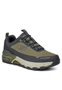 skechers - Skechers Sneakersy Max Protect Fast Track 237304/OLBK Zielony. Kolor: zielony. Materiał: materiał #6