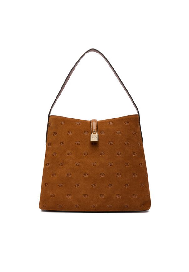 Karl Lagerfeld - KARL LAGERFELD Torebka B1W30105 Brązowy. Kolor: brązowy. Materiał: zamszowe, skórzane