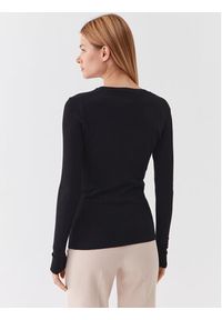 Guess Sweter W3YR21 Z2NQ2 Czarny Slim Fit. Kolor: czarny. Materiał: wiskoza #5