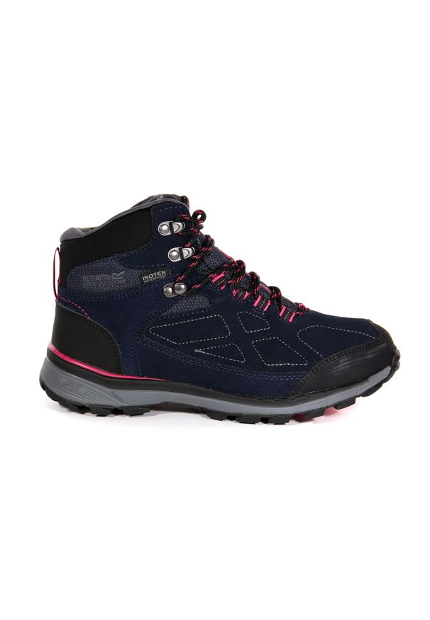 Samaris Suede Regatta damskie trekkingowe buty. Okazja: na spacer. Kolor: niebieski. Materiał: guma, poliester, skóra