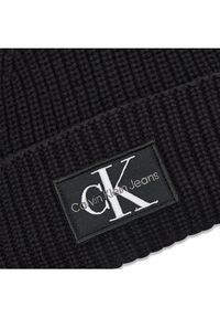 Calvin Klein Jeans Czapka Beanie K50K509435 Czarny. Kolor: czarny. Materiał: materiał