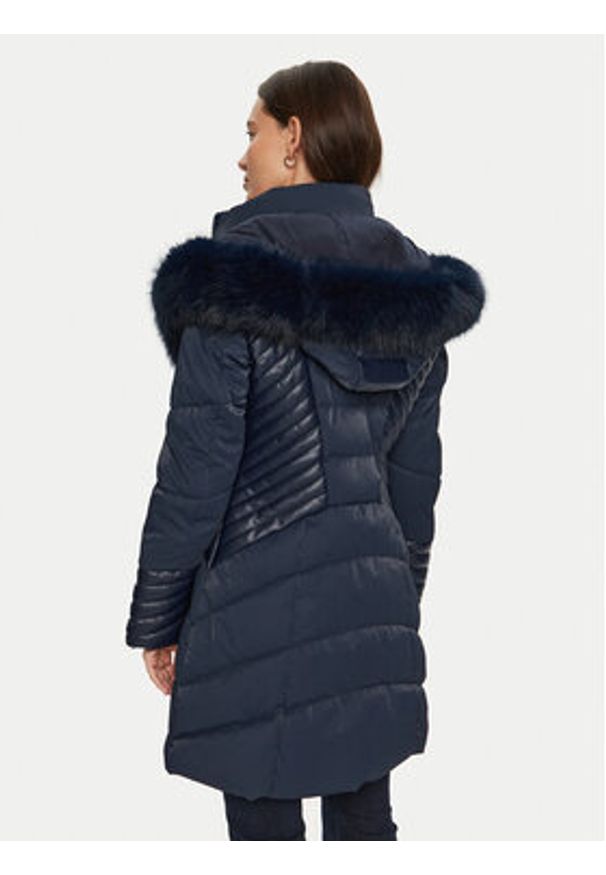 Guess Kurtka puchowa New Oxana W4BL61 WGLZ0 Granatowy Regular Fit. Kolor: niebieski. Materiał: syntetyk