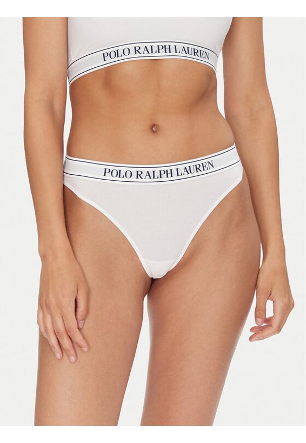 Polo Ralph Lauren Stringi 4P0483 Biały. Kolor: biały. Materiał: syntetyk, bawełna
