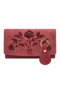 Zestaw prezentowy skórzany PAOLO PERUZZI ZUP-99-RD czerwony. Kolor: czerwony. Materiał: skóra #1