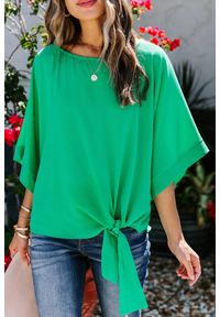 IVET - Bluzka damska JARDENA GREEN. Okazja: na co dzień. Kolor: zielony. Materiał: materiał. Styl: casual, elegancki #1