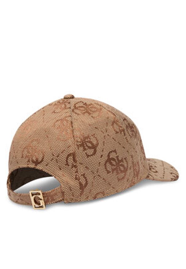 Guess Czapka z daszkiem AW5503 POL01 Beżowy ciemny. Kolor: beżowy. Materiał: poliester