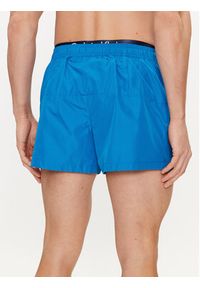 Calvin Klein Swimwear Szorty kąpielowe KM0KM00947 Niebieski Regular Fit. Kolor: niebieski. Materiał: syntetyk #2