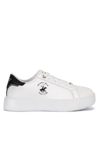 Beverly Hills Polo Club Sneakersy V12-712 Biały. Kolor: biały. Materiał: skóra