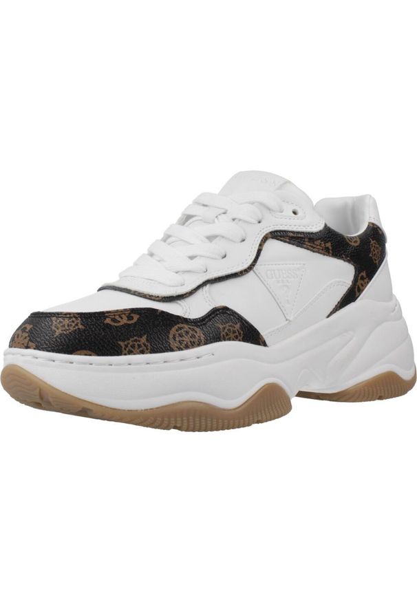 Guess - Buty GUESS FLTHPY FAL12 Biały. Kolor: biały. Materiał: syntetyk, tkanina. Styl: sportowy