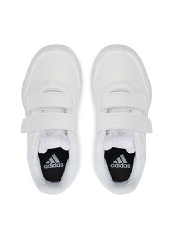 Adidas - adidas Sneakersy Tensaur Sport Training Hook and Loop Shoes GW1987 Biały. Kolor: biały. Materiał: skóra