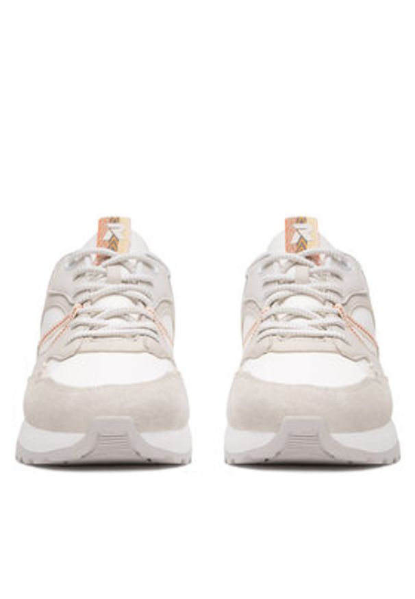 Rieker Revolution Lifestyle Sneakersy W2501-80 Beżowy. Kolor: beżowy. Materiał: materiał