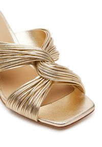 MICHAEL Michael Kors Klapki Alessia 40S5ASMS1M Złoty. Kolor: złoty. Materiał: skóra #3