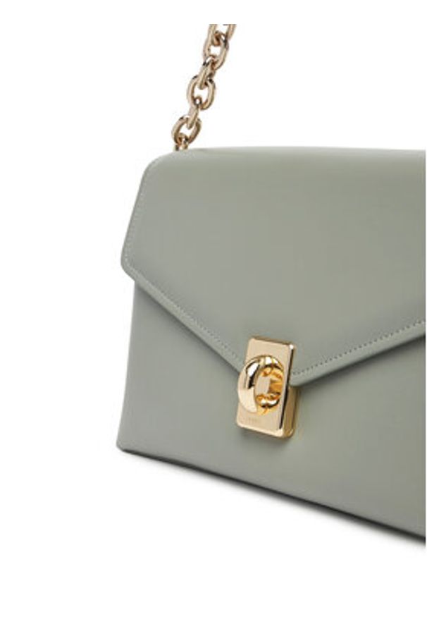 Furla Torebka Meridiana WB01448 BX3227 AG700 Zielony. Kolor: zielony. Materiał: skórzane