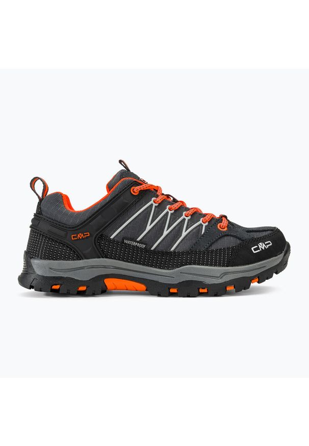 Buty trekkingowe dla dzieci CMP Rigel Low Trekking. Kolor: szary. Materiał: guma, materiał, syntetyk. Szerokość cholewki: normalna. Sport: turystyka piesza